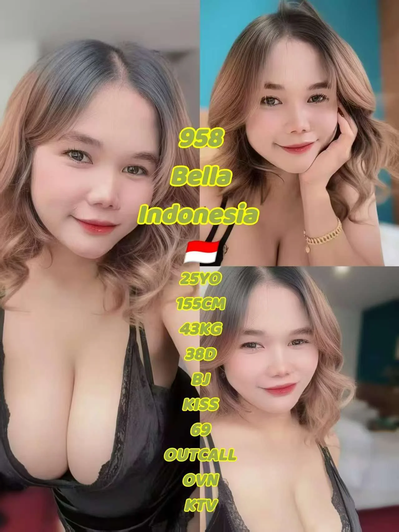 958 Bella JB Escort Call Girl