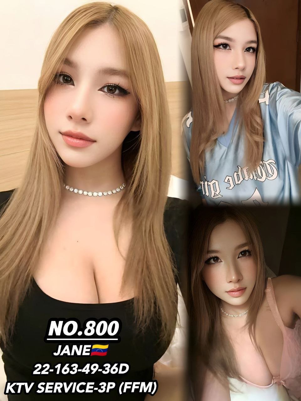 800 - Jane JB Escort Girl Call
