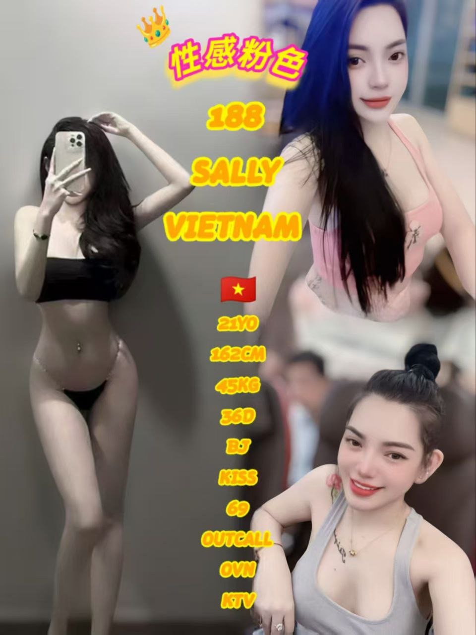 188 - Sally JB Escort Girl Call